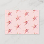 Rosa Babyduschbücher für Kinder unter dem Meer Begleitkarte (Rückseite)