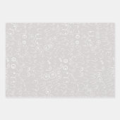 Rosa Babydusche Geschenkpapier Set (Vorderseite 3)