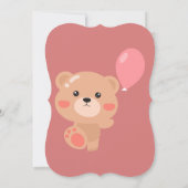 Rosa-Babydusche Save The Date (Rückseite)