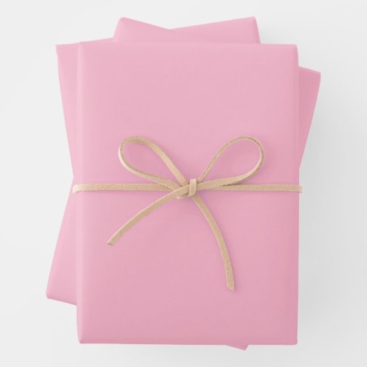 Rosa Babyfarbe Geschenkpapier Set (Beispiel)