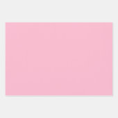 Rosa Babyfarbe Geschenkpapier Set (Vorderseite)