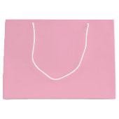 Rosa Babyfarbe Große Geschenktüte (Vorderseite)