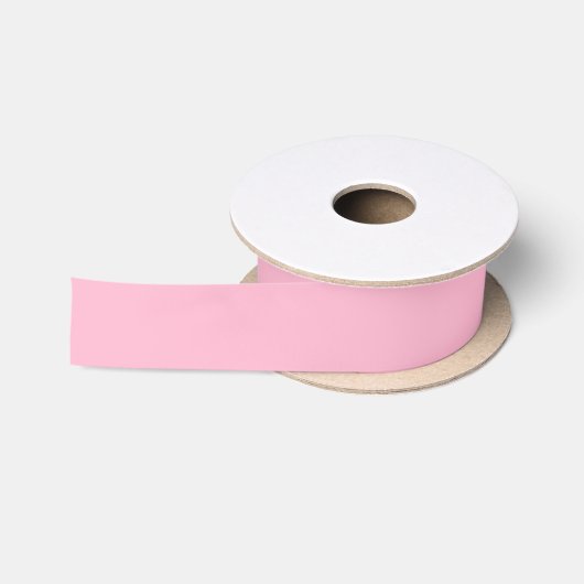 Rosa Babyfarbe Satinband (Spule)