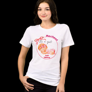 Rosa Babyparty, Babymädchen-Party Tri-Blend Shirt