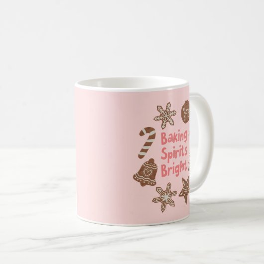 Rosa Backbrille Brillengebäck Kaffeetasse (VorderseiteRechts)