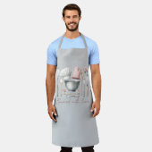 Rosa Backen mit Liebe-Angebot Schürze (Getragen)