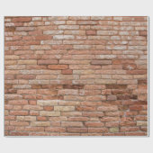 Rosa Backsteinmauer Geschenkpapier (Flach)