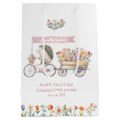 Rosa Bag für Igel-Dusche Mittlere Geschenktüte (Rückseite)