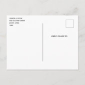 Rosa Bahn Motor Vintag Steampunk Stil Ankündigungspostkarte (Rückseite)