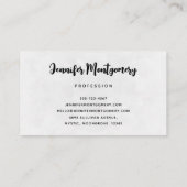 Rosa Bahn Motor Vintag Steampunk Stil Visitenkarte (Rückseite)