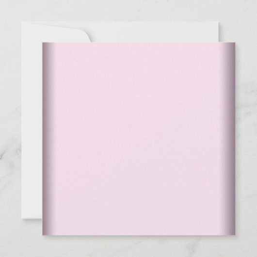 Rosa Ball Gown High Heel Shoes Pink Quinceanera Einladung (Rückseite)