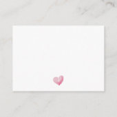 Rosa Ballerina Ballettschuhe Girl Books for Baby Begleitkarte (Rückseite)