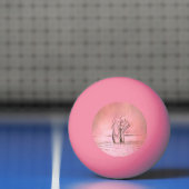 Rosa Ballerina Feet Tischtennisball (Netto)