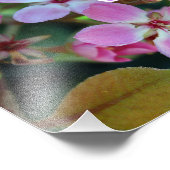 Rosa Ballerina Foto drucken (Ecke)