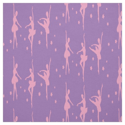 Rosa Ballerina-Gewebe Stoff (Muster)