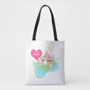 Rosa Ballerina individuell bedruckte Tote-Tasche Tasche