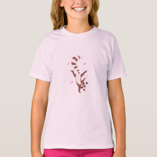 Rosa Ballerina Kitty Süßes T-Shirt für Kleinkind