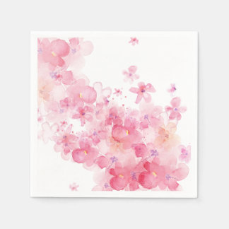 Rosa Ballerina passende Ballons Serviette