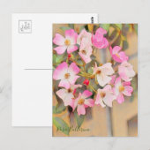 Rosa Ballerina [Postcard] Postkarte (Vorne/Hinten)