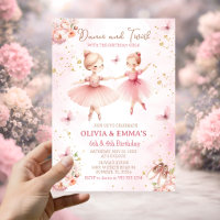 Rosa Ballerina-Tutu-Schwester-Geschwister-Party
