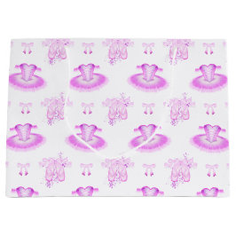 Rosa Ballerina Tutu & Shoes Ballett Große Geschenktüte