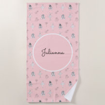 Rosa Ballerina und Blume