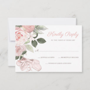 Rosa Ballet Ballet Mitzvah UAWG RSVP Karte
