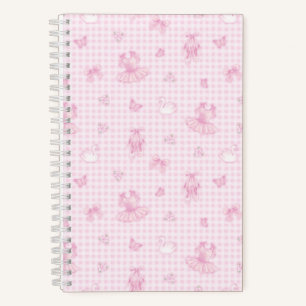 Rosa Ballet Coquette Notizblock