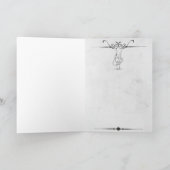 Rosa Ballet Slipper Karte (Innenseite)