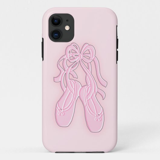 Rosa Ballett-Pantoffel Case-Mate iPhone Hülle (Rückseite)