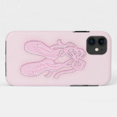 Rosa Ballett-Pantoffel Case-Mate iPhone Hülle (Rückseite (Horizontal))