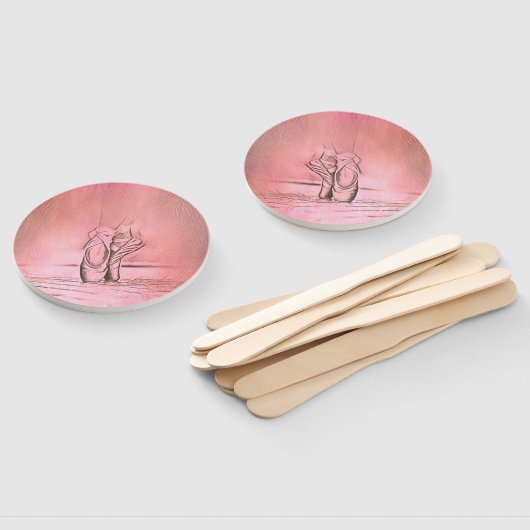 Rosa Ballett Schuhe Ballerina Fächer (Non-assembled)