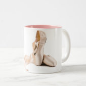 Rosa Ballett-Tasse Zweifarbige Tasse (VorderseiteRechts)
