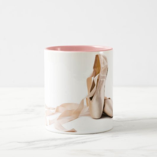Rosa Ballett-Tasse Zweifarbige Tasse (Mittel)