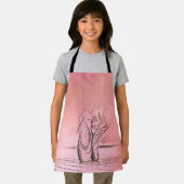 Rosa Ballettschuh - Eleganter Tänzer Schürze (Insitu)