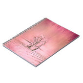 Rosa Ballettschuhe auf Pointe Notizblock (Linke Seite)