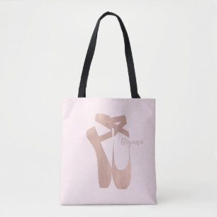 Rosa Ballettschuhe Ballerina Rose Personalisiert Tasche