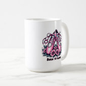 Rosa Ballettschuhe Kaffeetasse (VorderseiteRechts)