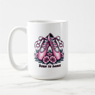 Rosa Ballettschuhe Kaffeetasse
