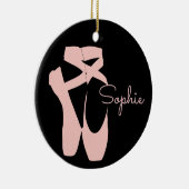 Rosa Ballettschuhe Keramik Ornament (Rechts)