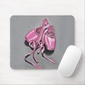 Rosa Ballettschuhe Mousepad (Mit Mouse)