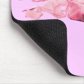 Rosa Ballettschuhe Mousepad (Ecke)