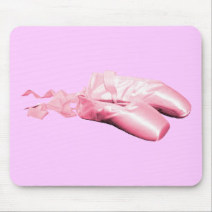 Rosa Ballettschuhe Mousepad