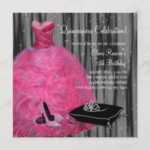 Rosa Ballkleid-Hochhackige Schuhe Hot Pink Quincea Einladung