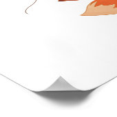 Rosa Ballon Blütenbaby Dusche Willkommensschild Poster (Ecke)