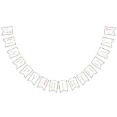 Rosa Ballon, Eukalyptus, Grüne, Erster Geburtstag Wimpelkette (Alle)