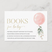 Rosa Ballon, Eukalyptus, Grüne, Kinderbücher Begleitkarte (Vorderseite)