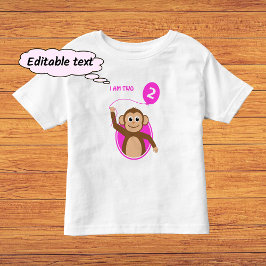 Rosa-Ballon Kleinkind T-shirt