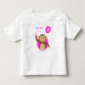Rosa-Ballon Kleinkind T-shirt (Vorderseite)