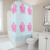 Rosa Balloons Duschvorhang (Beispiel)